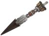 TIBETAN BUDDHIST SILVER PHURBA CEREMONIAL DAGGER PIC-1