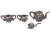 CHINESE VIETNAMESE EXPORT DRAGON SILVER TEA SET PIC-2