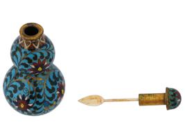 19TH CENTURY CHINESE CLOISONNE ENAMEL SNUFF BOTTLE