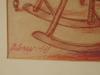 RUSSIAN DRAWING CHAIRS BY ALEXANDRE JACOVLEFF SIGNED PIC-2