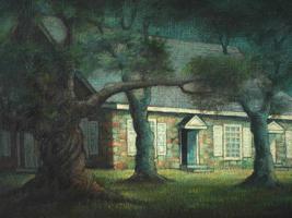 AMERICAN COUNTRY HOUSE PAINTING BY WILL SPARKS