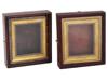 PAIR OF ANTIQUE RUSSIAN ICON KIOTS WITH FRAMES PIC-0