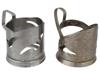 SOVIET UKRAINIAN STAINLESS STEEL TEA GLASS HOLDERS PIC-0