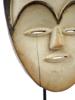 CENTRAL AFRICAN GABON VUVI PEOPLE WHITE FACE MASK PIC-7