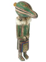 NATIVE AMERICAN HOPI KATSINA CROCODILE FACED FIGURE