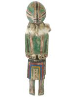 NATIVE AMERICAN HOPI KATSINA CROCODILE FACED FIGURE