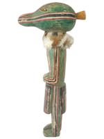 NATIVE AMERICAN HOPI KATSINA CROCODILE FACED FIGURE