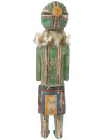 NATIVE AMERICAN HOPI KATSINA CROCODILE FACED FIGURE