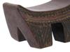 SMALL SOUTHERN AFRICAN CARVED WOOD HEADREST PIC-7