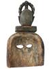 AFRICAN NIGERIA EKET PEOPLE DOUBLE FACED WOODEN MASK PIC-1