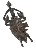 WEST AFRICAN IVORY COAST SENUFO PEOPLE KPELIE MASK