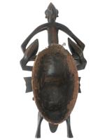 WEST AFRICAN IVORY COAST SENUFO PEOPLE KPELIE MASK