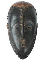 WEST AFRICAN IVORY COAST BETE PEOPLE TRIBAL WOODEN MASK