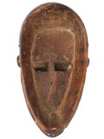 WEST AFRICAN IVORY COAST BETE PEOPLE TRIBAL WOODEN MASK