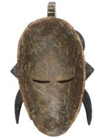 WEST AFRICAN IVORY COAST JIMINI PEOPLE FACE MASK