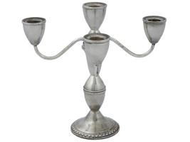 AMERICAN DUCHIN WEIGHTED STERLING SILVER CANDELABRA