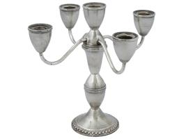 AMERICAN DUCHIN WEIGHTED STERLING SILVER CANDELABRA