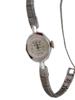 1930S LADY SANFORD 14K WHITE GOLD WRITSTWATCH IOB PIC-4