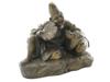 JAPANESE PATINATED BRONZE FIGURE OF TAOIST MONK PIC-0