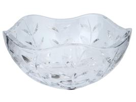 TIFFANY AND CO FLORAL VINE CRYSTAL BOWL CA 1990S