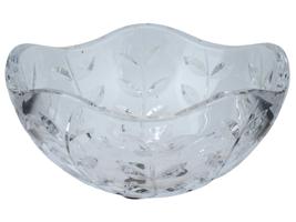 TIFFANY AND CO FLORAL VINE CRYSTAL BOWL CA 1990S