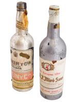 VINTAGE SPANISH RED WINE BOTTLES MONSIEUR HENRY