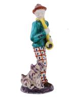 DANISH PORCELAIN FIGURINE OF CLOWN BY M HOLDL