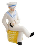 CZECHOSLOVAKIAN ERPHILA PORCELAIN SAILOR BOY FIGURINE