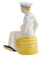 CZECHOSLOVAKIAN ERPHILA PORCELAIN SAILOR BOY FIGURINE