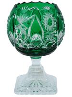 HUNGARIAN CALLISTO CLASSIC CRYSTAL ART VASE 1980S