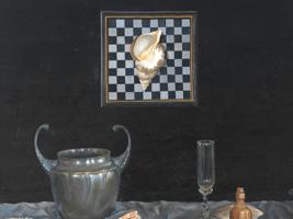 VINTAGE OIL ON CANVAS STILL LIFE PAINTING 1994