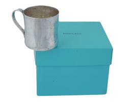 ANTIQUE TIFFANY AND CO STERLING SILVER MUG IOB