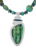 AMY KAHN RUSSEL AGATE TURQUOISE SILVER NECKLACE PIC-4