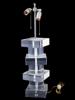 STACKED LUCITE TABLE LAMP IN MANNER OF KARL SPRINGER PIC-0