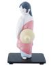 WWII ERA JAPANESE GEISHA HAND MADE DOLL ON STAND PIC-0