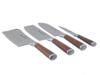 SET OF FOUR STAINLESS STEEL JAPANESE KNIVES PIC-2