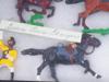 ANTIQUE TOY SOLDIERS BRITISH INDIAN RIDERS ON HORSES PIC-2