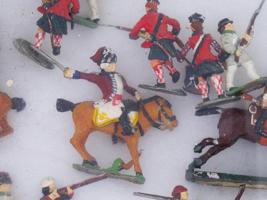 ANTIQUE MILITARY TOY SOLDIERS 1776 AMERICAN REVOLUTION