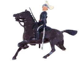 ANTIQUE MILITARY TOY FIGURINES CAVALRY SOLDIERS