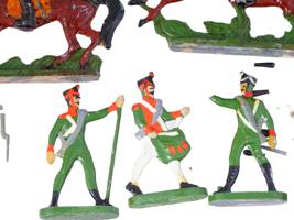 ANTIQUE MILITARY TOY CAVALRY INFANTRY SOLDIERS CANNONS