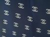 LARGE FRENCH CHANEL RECTANGULAR PURE SILK SCARF PIC-6