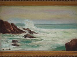 AMERICAN SEASCAPE OIL PAINTING BY WINSLOW HOMER