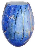 MODERN ITALIAN MURANO HAND BLOWN ART GLASS VASE