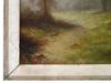 ANTIQUE 19TH C FOREST LANDSCAPE OIL PAINTING SIGNED PIC-2