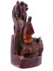 ANTIQUE CHINESE QING RED LACQUERED WOOD SCULPTURE PIC-4