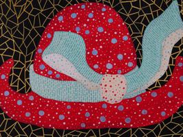 MODERN JAPANESE PAINTING HAT ATTR YAYOI KUSAMA