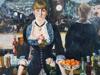 FRENCH PAINTING AFTER EDOUARD MANET BAR FOLIES BERGERE PIC-1