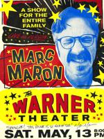 LTD POSTER FOR MARC MARON AMERICAN ACTOR SIGNED