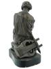 FRENCH FEMALE BRONZE SCULPTURE AFTER JEAN J PRADIER PIC-4