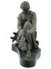 FRENCH FEMALE BRONZE SCULPTURE AFTER JEAN J PRADIER PIC-2